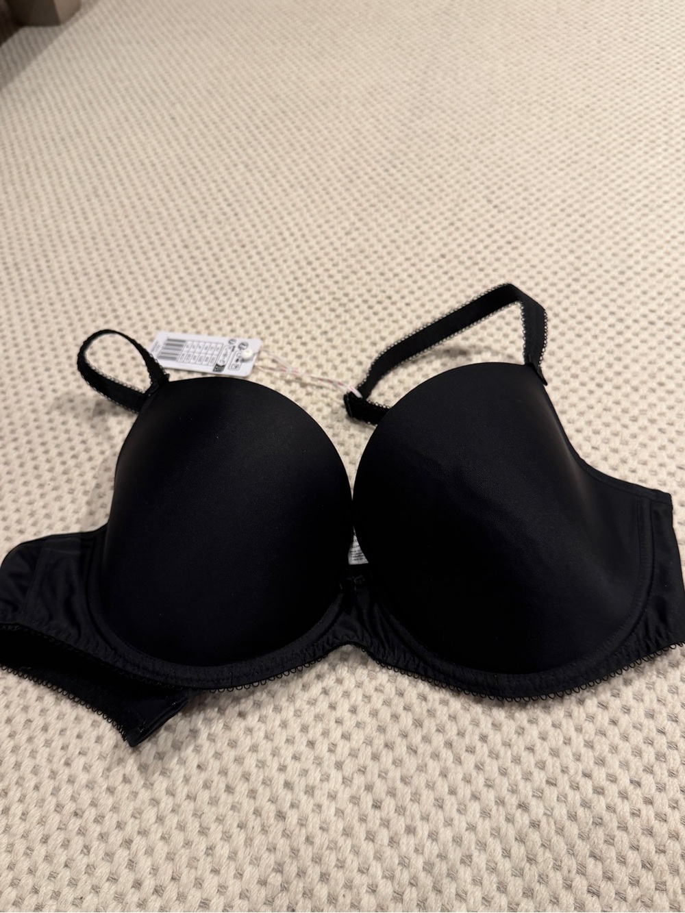 Freya Black Smooth Molded Push-Up Bra